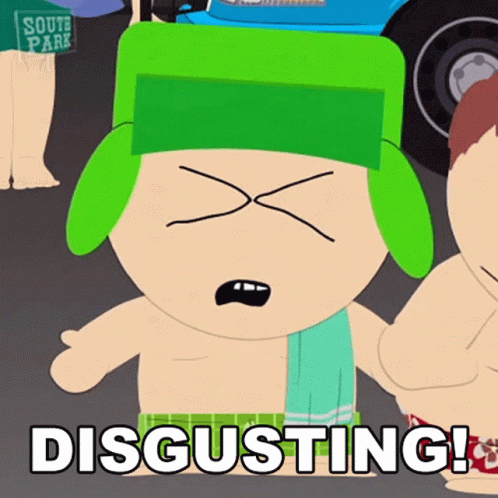 Disgusting Kyle Broflovski GIF - Disgusting Kyle Broflovski South Park GIFs