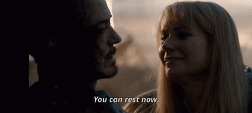 Iron Man You Can Rest Now GIF