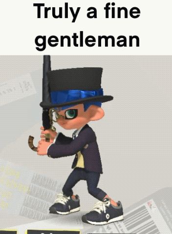 Gentleman Splatoon GIF - Gentleman Splatoon Serious GIFs
