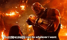 Thanos Reality GIF