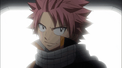 a close up of a cartoon character with red hair and a scarf around his neck