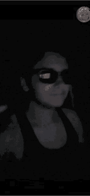 a man wearing sunglasses and a black tank top