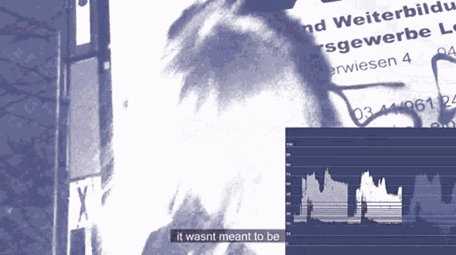 a picture of a person with the words " it wasn t meant to be " below it