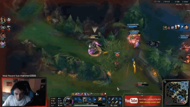 a screen shot of a video game with a youtube banner on the bottom right