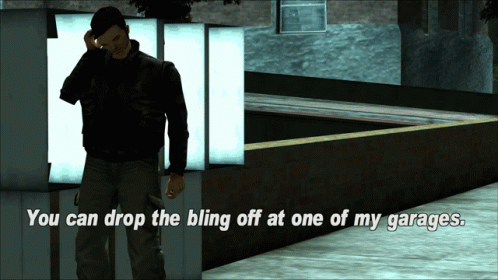 Gtagif Gta One Liners GIF - Gtagif Gta One Liners You Can Drop The Bling Off At One Of My Garages GIFs