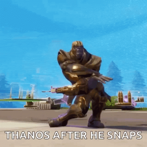 Dance Thanos GIF