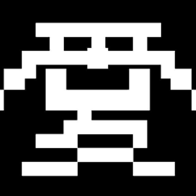 it looks like a maze with a black background and a white outline .