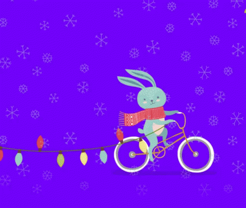 Bunny Christmas Lights GIF - Bunny Christmas Lights Xmas GIFs