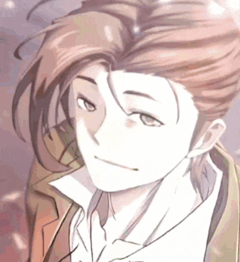 a close up of a person 's face with brown hair and a white shirt