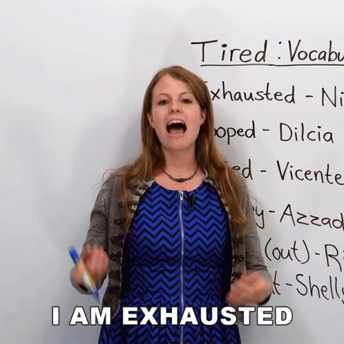 I Am Exhausted Emma GIF - I Am Exhausted Emma Engvid GIFs