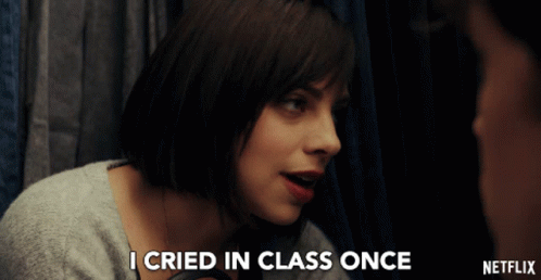 I Cried In Class Once Cry GIF - I Cried In Class Once Cry Tears GIFs