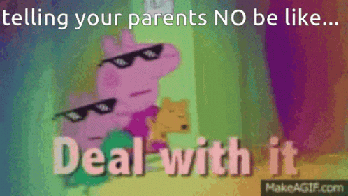 No Deal With It GIF - No Deal With It Pepa Pig GIFs