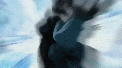 a blurry picture of a person flying through the air with smoke coming out of their mouth .