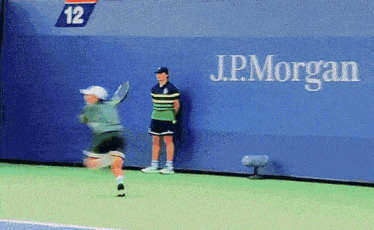 j.p. morgan is the sponsor of the tennis match