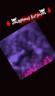 a picture of a monster with the words " ominous kurse " above it