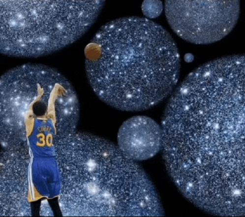 a basketball player with the number 30 on his back throws a ball