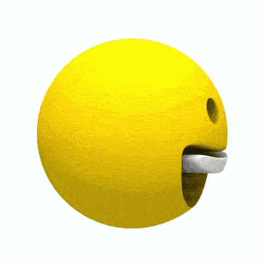 a yellow smiley face with a pink tongue sticking out of it 's mouth