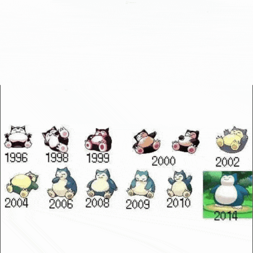 it took snorlax 18 years to get up so be like snorlax and never give up .