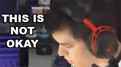 This Is Not Okay Jacob Gaming GIF - This Is Not Okay Jacob Gaming This Is Not Fine GIFs