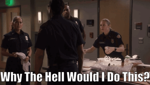 Station 19 Andy Herrera GIF - Station 19 Andy Herrera Why The Hell Would I Do This GIFs