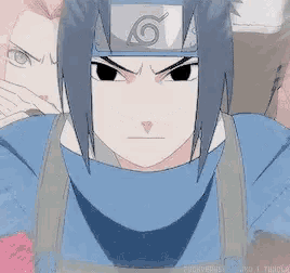 a close up of a cartoon character wearing a headband with a s on it .