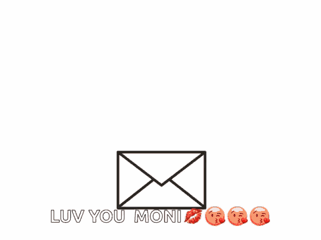 a bunch of red hearts with the words luv you moni on it