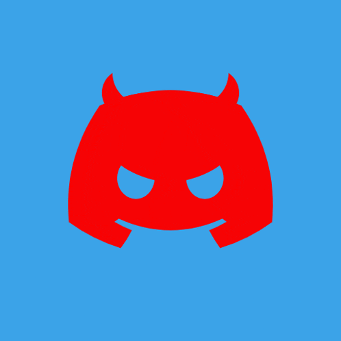 a map of the world with a red devil icon on it