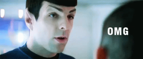 Omg GIF - Star Trek Zachary Quinto Spock GIFs