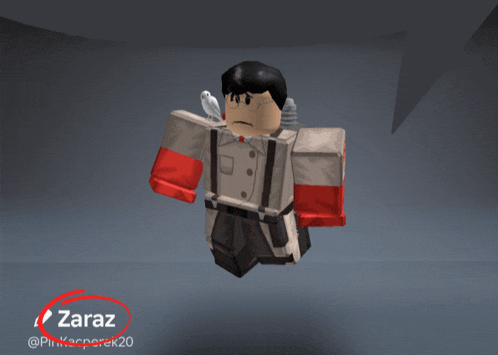 a cartoon character with the name zakaz circled