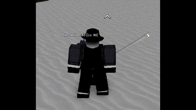 a screenshot of a video game character called snow band