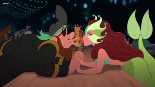 The Princess And The Frog Kiss GIF