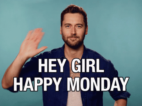Hey Girl Happy Monday GIF - Hey Girl Happy Monday Wave GIFs