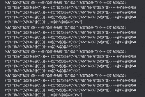 a black background with a lot of numbers and letters on it