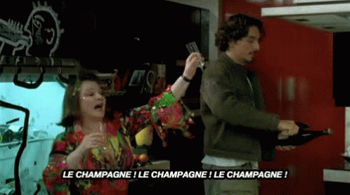 Champagne Abfab GIF - Champagne Abfab Absolument GIFs