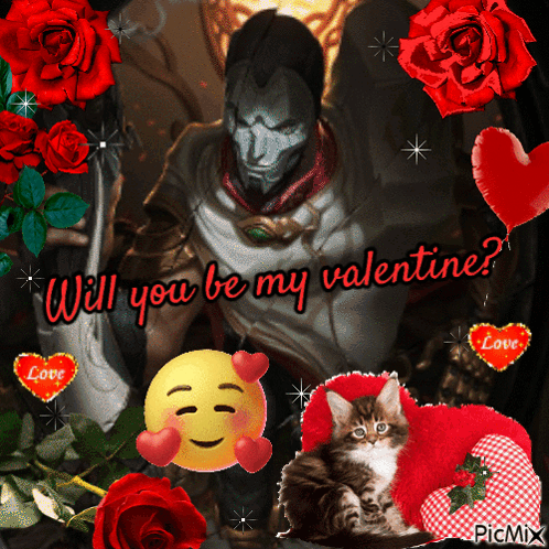 Jhin League Of Legends GIF - Jhin League Of Legends Happy Valentines Day GIFs