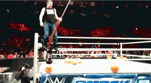 Dean Ambrose Dive GIF - Dean Ambrose Dive Cesaro GIFs
