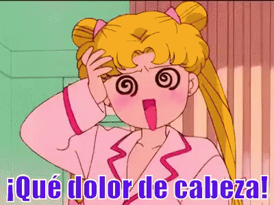Sailor Moon Dolor De Cabeza GIF - Sailor Moon GIFs