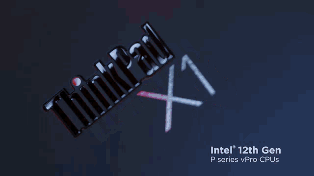 a thinkpad computer with intel 12th gen p series vpro cpu 's