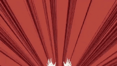 a pair of white hands are reaching up in the air on a red background .