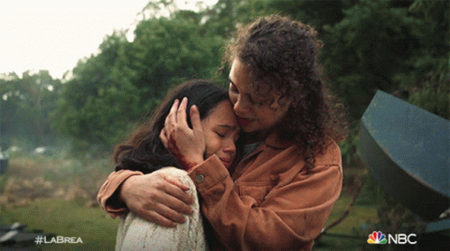 Hugging Veronica Castillo GIF - Hugging Veronica Castillo Lilly Castillo GIFs