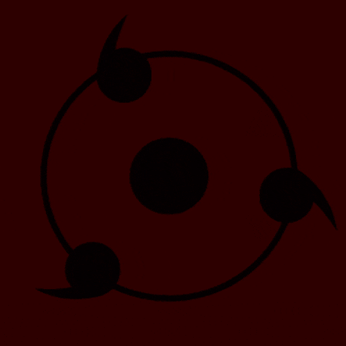 a black background with red leaves and a star
