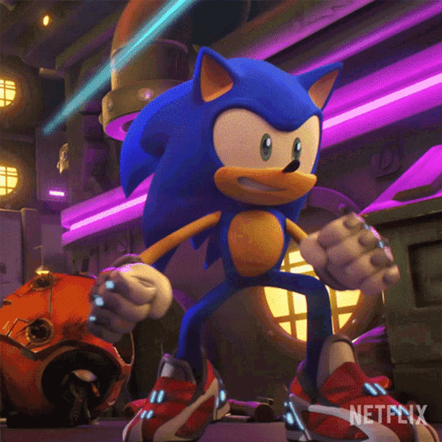 Ready To Fight Sonic The Hedgehog GIF - Ready To Fight Sonic The Hedgehog Sonic Prime GIFs