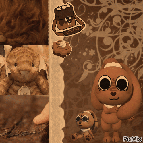 a picture of a stuffed animal with the word picmix on the bottom right corner