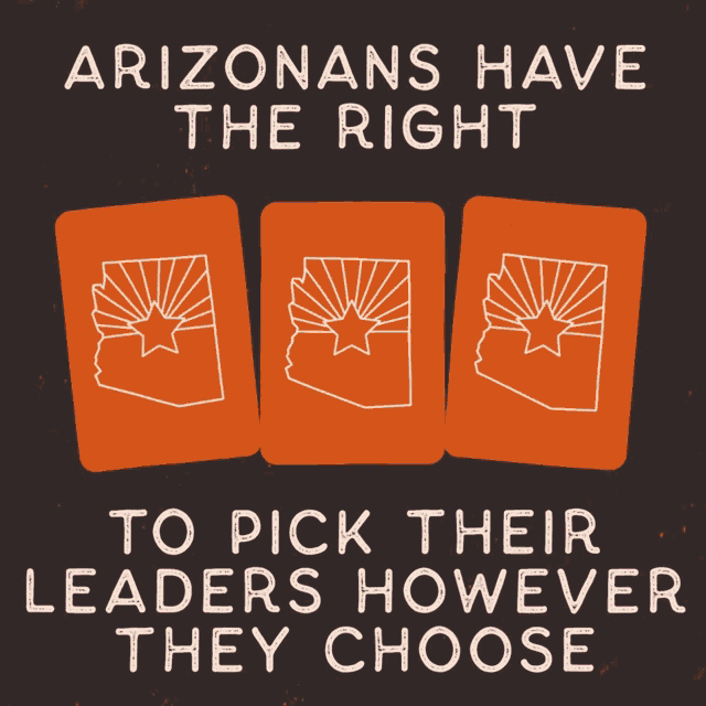 Arizonans Have The Right To Pick Their Leaders However They Choose Freedom GIF - Arizonans Have The Right To Pick Their Leaders However They Choose Freedom Vote GIFs
