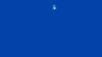 a blue background with a white castle in the sky