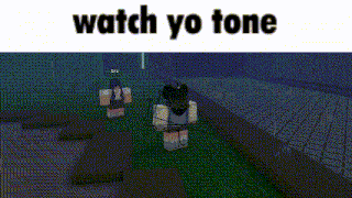 a screenshot of a video game with the words `` watch yo tone '' written above it .