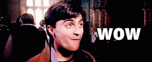 Wow GIF - Wow Daniel Radcliffe Great GIFs