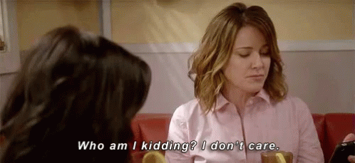 Cougar Town GIF - Cougar Town Who Am I Kidding Idc GIFs
