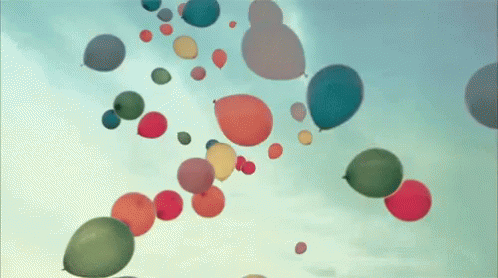 Balloons GIF - Summer Summer2015 Summer2k15 GIFs
