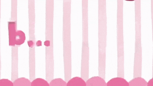 a pink and white striped background with the word byesuki written on it